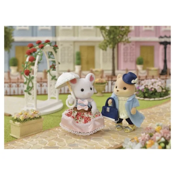 Epoch D’Enfance 5541 – Sylvanian Families – Valisette De Mode Et Grande Soeur Chien Caramel 7