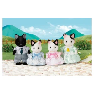 Epoch D’Enfance 5181 – Famille Chat Bicolore – Sylvanian Families 9