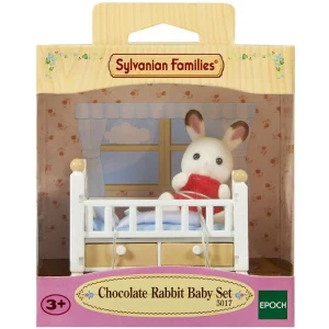 Epoch D’Enfance 5017 – Bébé Lapin Chocolat Avec Lit – Sylvanian Families 12