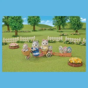 Epoch D’Enfance La Famille Husky Sylvanian 14