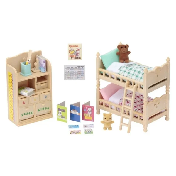 Epoch D’Enfance 4254 – Le Mobilier Chambre Enfant – Sylvanian Families 1