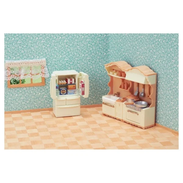 Epoch D’Enfance 5341 – La Cuisine Aménagée – Sylvanian Families 5