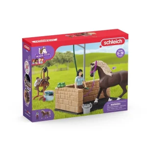 Schleich Box De Lavage Pour Chevaux Emily Et Luna 15