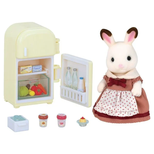 Epoch D’Enfance 5014 – Maman Lapin Chocolat Réfrigérateur – Sylvanian Families 3