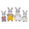 Epoch D’Enfance 4030 – La Famille Lapin Gris – Sylvanian Families 16