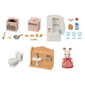 Epoch D’Enfance Le Set D’ameublement Cosy Cottage Et Maman – Sylvanian Families 14