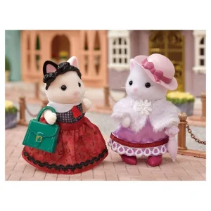 Sylvanian Families 5462 Valisette De Mode Et Grande Soeur Chat Bicolore 12