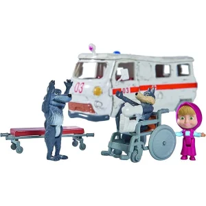 SMOBY Playset Ambulance – Masha Et Michka 12