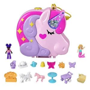 POLLY POCKET Mini Poupée Polly Pocket – Coffret Foret Des Licornes 12