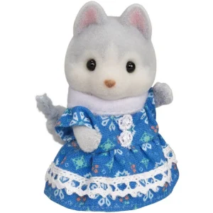 Epoch D’Enfance 5637 Les Frères Et Sœurs Husky Et Leur Tandem – Sylvanian Families 12