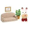 Epoch D’Enfance 5013 – Papa Lapin Chocolat Salon – Sylvanian Families 20