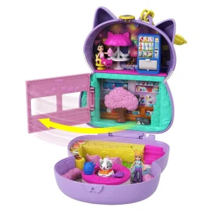 POLLY POCKET Mini Poupée Polly Pocket – Coffret Chat Restaurant 16