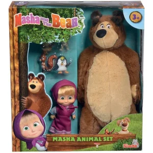 SMOBY Figurines Masha 12 Cm Et Michka Et Animaux 6