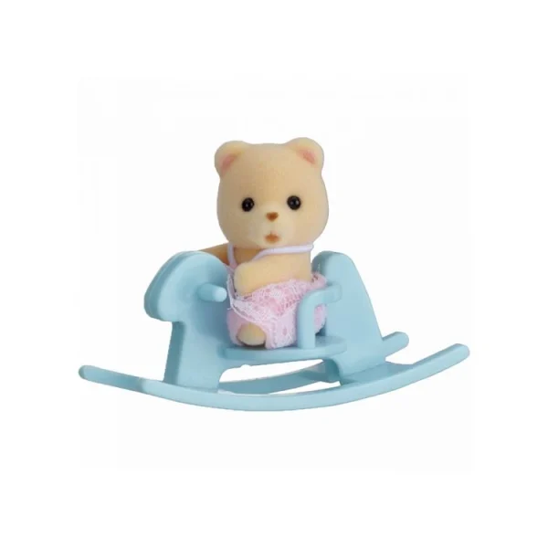 Sylvanian Families 5199 La Valisette Bebe Ours Et Cheval A Bascule 1