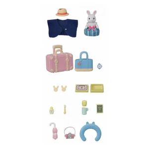 Sylvanian Families 5641 La Maman Lapin Neige Et Sa Valise De Weekend 11