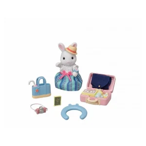 Sylvanian Families 5641 La Maman Lapin Neige Et Sa Valise De Weekend 13