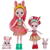 Enchantimals Mini-poupée Enchantimals – Bree Lapin Et Petite Soeur 20