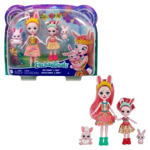 Enchantimals Mini-poupée Enchantimals – Bree Lapin Et Petite Soeur 9