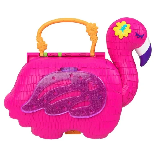 POLLY POCKET Mini Poupée Polly Pocket – Flamant Rose Surprises 1