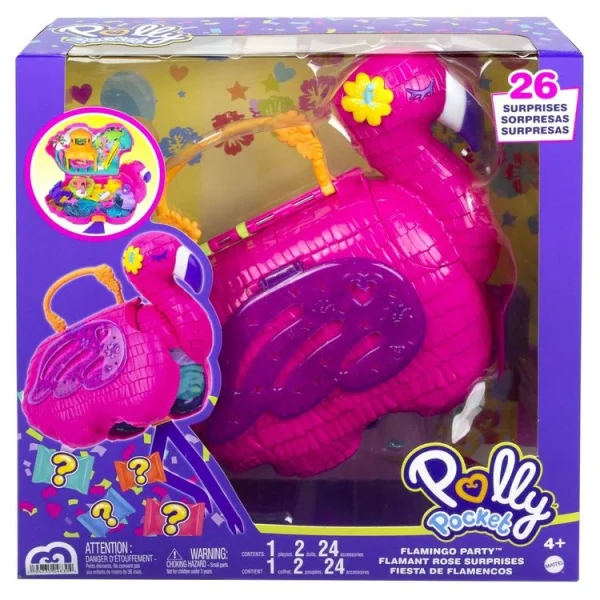 POLLY POCKET Mini Poupée Polly Pocket – Flamant Rose Surprises 7