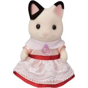 Epoch D’Enfance Sylvanian La Fille Chat Bicolore Et Son Gouter D’anniversaire 12