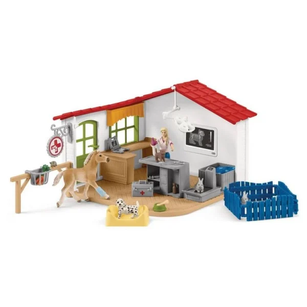 Schleich Cabinet Vétérinaire Avec Animaux Farm World 1