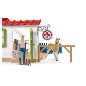 Schleich Cabinet Vétérinaire Avec Animaux Farm World 9