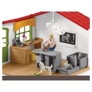 Schleich Cabinet Vétérinaire Avec Animaux Farm World 11